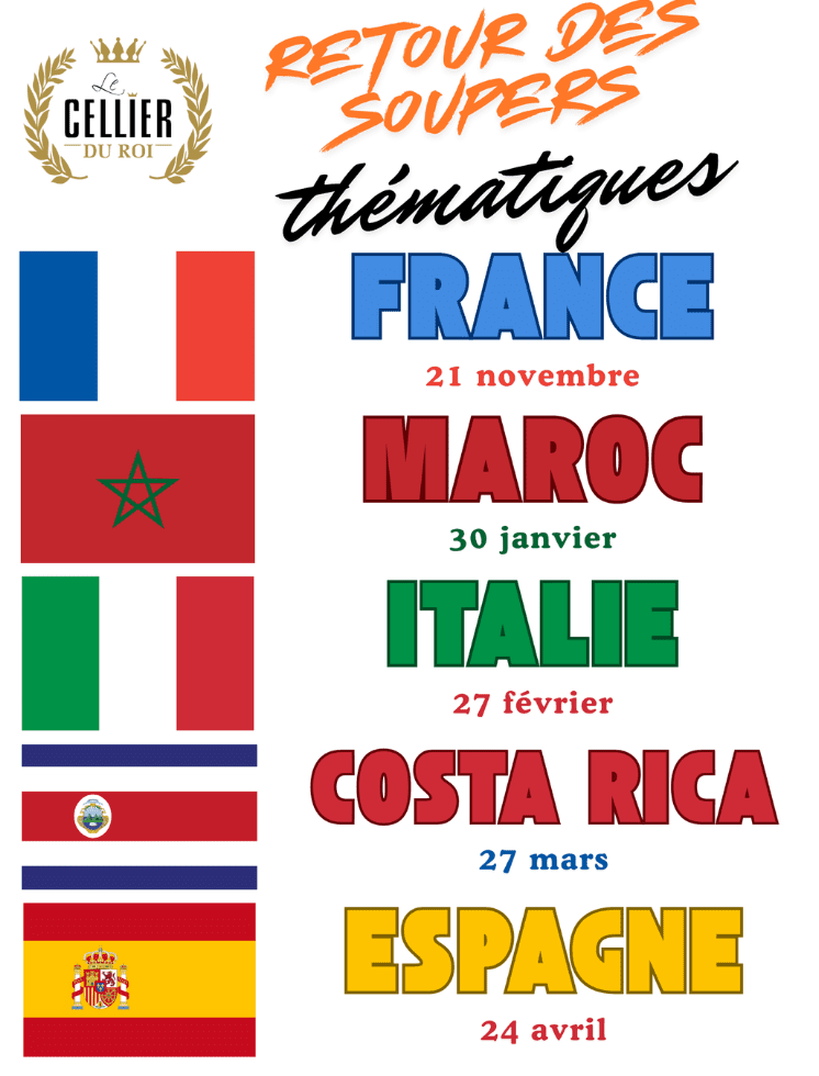 Soupers Thématiques Restaurant Cellier du Roi Bromont