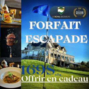 Sport, détente et gastronomie au rendez-vous!